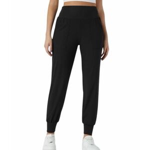 Halara Joggers Women XS‎ Black High Waisted Pockets Athleisure